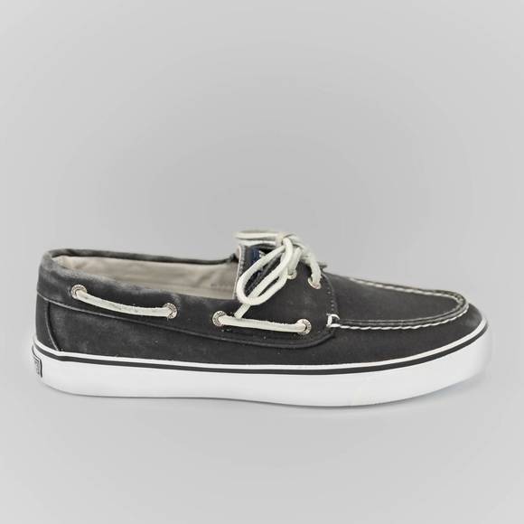 NEW SPERRY top-sider bahama boat shoe in bahama black - Picture 1 of 3